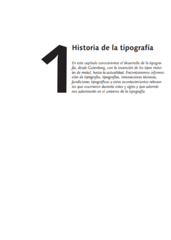 Historia de la tipografía