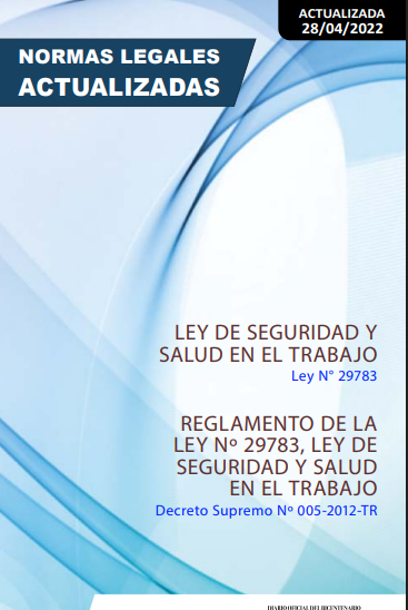 Ley N.° 29783, Ley de Seguridad y Salud en el Trabajo