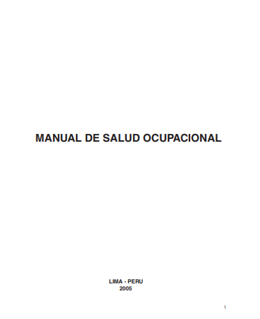 Manual de Salud Ocupacional