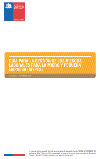 Guía para la Gestión de los Riesgos Laborales para la Micro y Pequeña Empresa (MYPES)