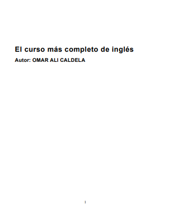El Curso Más Completo de Inglés