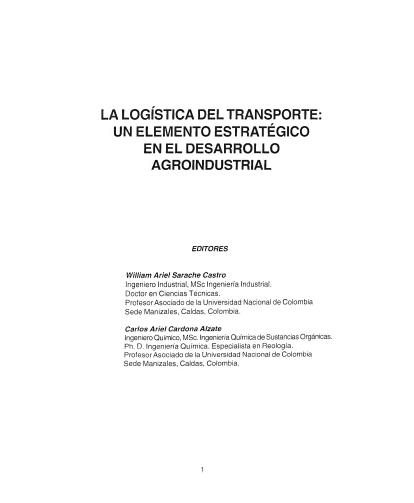 La logística del transporte