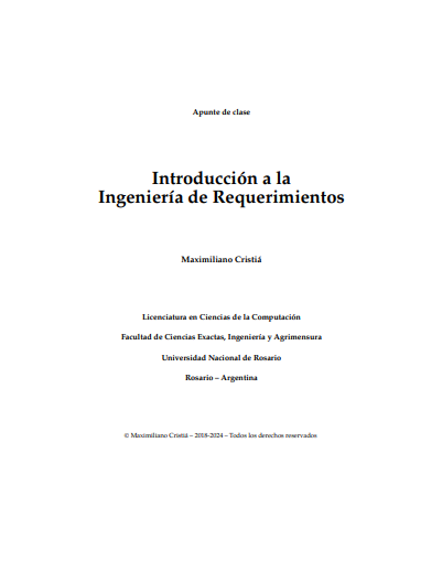 Introducción a la Ingeniería de Requerimientos