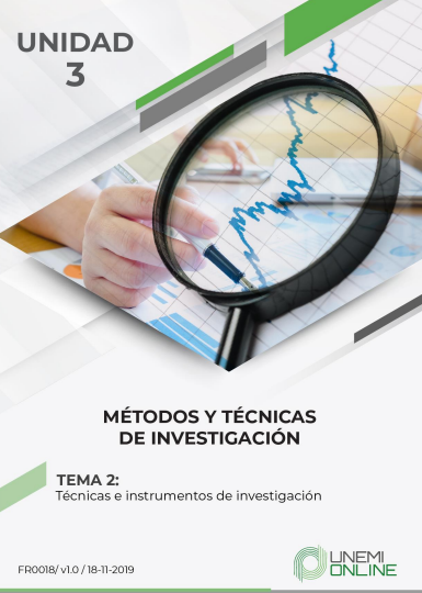 Tema 2: Técnicas e Instrumentos de Investigación